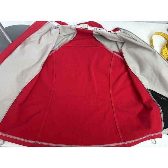 Pearl Izumi Women's Small Light Gray and Red Full Zip Soft Shell Cycling Jacket - Picture 7 of 16